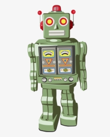 Okay, Listen Up Citizens - Vintage Toy Robot Png, Transparent Png, Transparent PNG