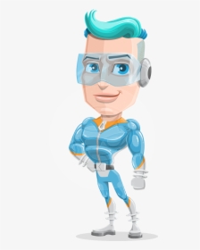 Space Man Astronaut Cartoon Vector Character Aka Lexo - Lexo Graphicmama, HD Png Download, Transparent PNG