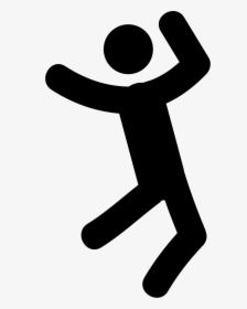Happy Man Jumping - Icon, HD Png Download, Transparent PNG