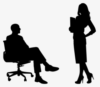 When Is The Best Time To Hire A Virtual Assistant For - Interview Silhouette, HD Png Download, Transparent PNG