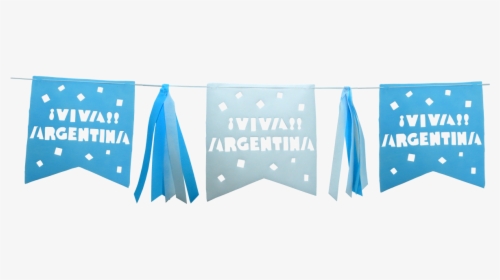 Banderin Viva Argentina - Banner, HD Png Download, Transparent PNG