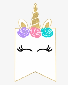 Free Printable Unicorn Banner, HD Png Download, Transparent PNG