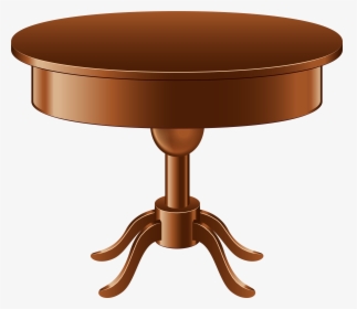Graceful Round Table Clipart 28 Outline 7 - Table Clip Art, HD Png Download, Transparent PNG