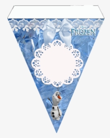 Banderín - - Frozen Birthday Banner Printable, HD Png Download, Transparent PNG