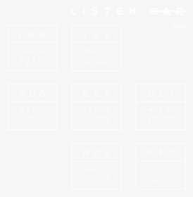 Listenbar Instasquare Calendar - Johns Hopkins White Logo, HD Png Download, Transparent PNG