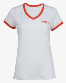 Camiseta Pádel Mujer Team Blanca - Active Shirt, HD Png Download, Transparent PNG