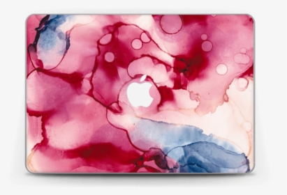 Pink Color Splash Skin Macbook 12” - Watercolor Paint, HD Png Download, Transparent PNG