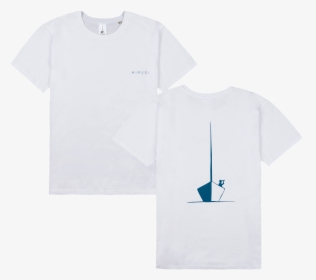 Camiseta Blanca Airusi Logo Barco Navy - Active Shirt, HD Png Download, Transparent PNG