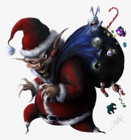 Clip Art Evil Christmas Pinterest - Evil Santa Claus Png, Transparent Png, Transparent PNG
