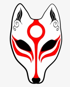 Japanese Kitsune Mask Png, Transparent Png, Transparent PNG