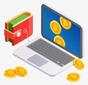 Make Money With Cryptocurrency - Netbook, HD Png Download, Transparent PNG