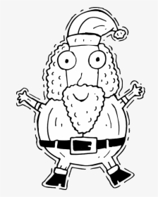Artfavor Santa Claus 2 Scalable Vector Graphics Svg - Santa Claus Seated Black And White Clipart, HD Png Download, Transparent PNG