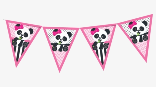 Happy Birthday Banderines Pandas, HD Png Download, Transparent PNG
