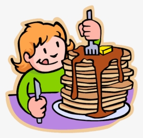 Transparent Pancake Breakfast Png - Eat Breakfast Clipart, Png Download, Transparent PNG