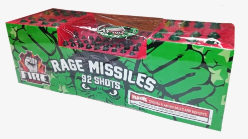 Image Of Rage Missiles 92 Shots - Box, HD Png Download, Transparent PNG