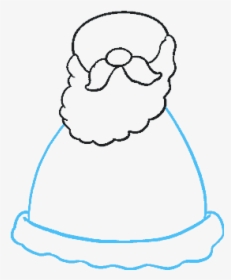 How To Draw Santa Claus In A Few Easy Steps Easy Drawing - Easy Step By Step Drawings Santa Claus, HD Png Download, Transparent PNG