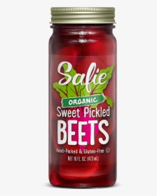 Safie Organic Sweet Pickled Beets 16 Fl Oz - Natural Foods, HD Png Download, Transparent PNG