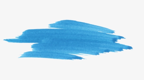 Transparent Acrylic Painting Beautiful 44 Blue Watercolor - Acrylic Paint Stroke Png, Png Download, Transparent PNG