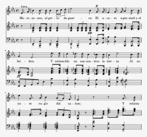 { 	ime 4/4 Key Ees Major Override Score - Sheet Music, HD Png Download, Transparent PNG
