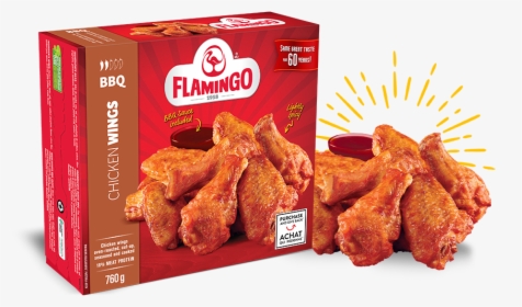 Bbq Wings - Flamingo - Chicken Wings Buffalo Box, HD Png Download, Transparent PNG