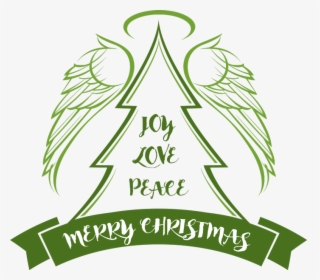 Transparent Christmas Tree Angel Clipart - Illustration, HD Png Download, Transparent PNG