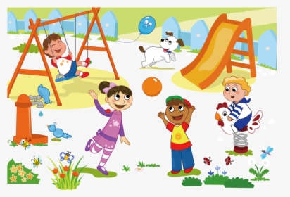Kids Drawing Playground - Play Ground Clip Art, HD Png Download, Transparent PNG