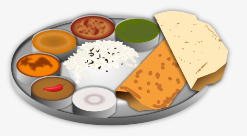 Dinner Clipart Meal - Indian Food Vector Png, Transparent Png, Transparent PNG