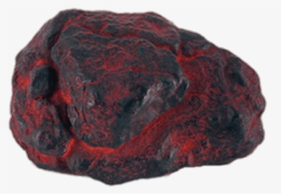 Red And Black Meteorite - Meteor Rock, HD Png Download, Transparent PNG