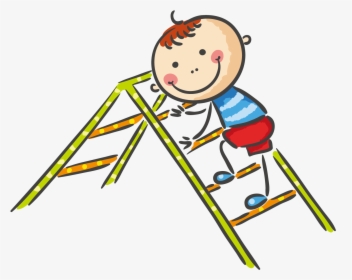 Playground Clipart Ladder - Child Climbing Clipart, HD Png Download, Transparent PNG