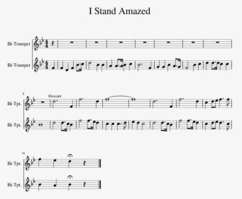 I Stand Amazed Sheet Music 1 Of 1 Pages - Sheet Music, HD Png Download, Transparent PNG