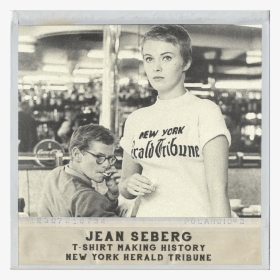 Jean Seberg Breathless T Shirt, HD Png Download, Transparent PNG