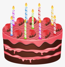 Transparent Birthday Cake Cartoon Png, Png Download, Transparent PNG