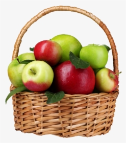 Basket Of Apples Png, Transparent Png, Transparent PNG
