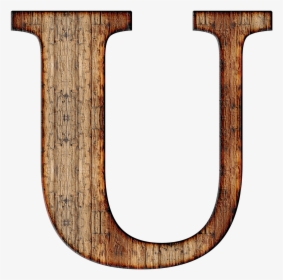Wooden Capital Letter U - Letter U Wooden Png, Transparent Png, Transparent PNG