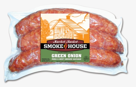Green Onion Pork And Beef Smoked Sausage - Sausage Pork And Beef, HD Png Download, Transparent PNG