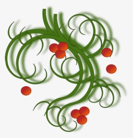 Christmas Swirls Clip Art - Christmas Swirls, HD Png Download, Transparent PNG
