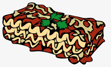 Dinner Vector Animated - Lasagna Clipart, HD Png Download, Transparent PNG