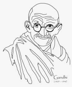 Mahatma Gandhi Para Dibujar, HD Png Download, Transparent PNG