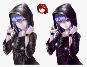 Anime Girls In Hoodies, HD Png Download, Transparent PNG