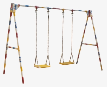 Swing Children Park Clipart - Children Swings Png, Transparent Png, Transparent PNG