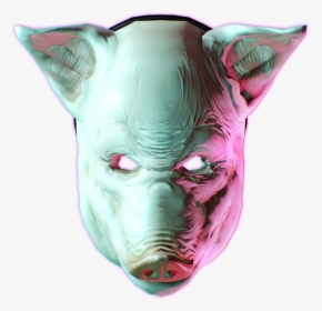 Hotline Miami Payday 2 Mask Png - Payday 2 Pig Mask, Transparent Png, Transparent PNG