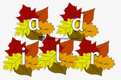 Autumn Leaves Alphabet, HD Png Download, Transparent PNG