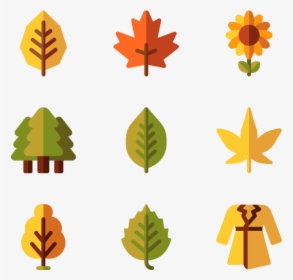 Autumn Web Design Elements Inspiration - Halloween Leaf Icon Transparent, HD Png Download, Transparent PNG