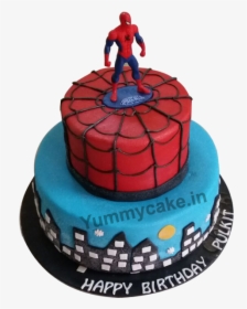 Spider Man Cake Designs, HD Png Download, Transparent PNG