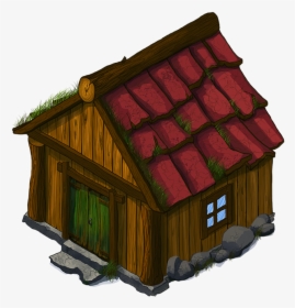 Download Wooden House Png File - 2d House Top View Png, Transparent Png, Transparent PNG