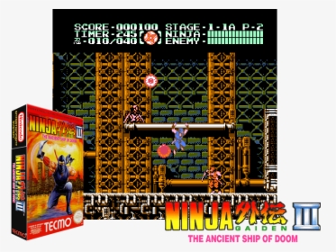Ninja Gaiden Iii The Ancient Ship, HD Png Download, Transparent PNG