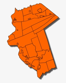 Silhouette Of Dauphin County Map - Dauphin County, HD Png Download, Transparent PNG