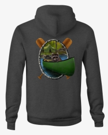 Zip Up Hoodie Raccoon Canoe Hooded Sweatshirt - Nra Hoodie, HD Png Download, Transparent PNG
