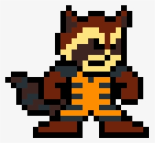 Transparent Rocket Raccoon Png - Black Panther Pixel Art Easy, Png Download, Transparent PNG