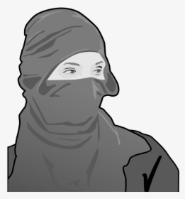 Lady Ninja - Antifa Vector, HD Png Download, Transparent PNG